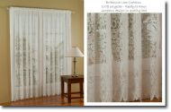 LACE CURTAINS 3M x 213CM BRITANNIA WHITE 