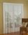 LACE CURTAIN 4M x 213cm WHITE LAURA DESIGN FLORAL FLOWER