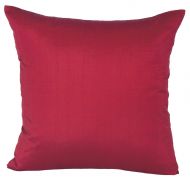 Linen House SILK CUSHION COVER RED 43X43 New