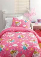 DECO Double Pink Quilt Cover Set Fairy Magic Dust