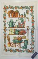 ULSTER WEAVERS Linen Tea Towel POTTING SHED 51x75cm NEW