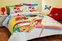 Reilly Tiger Queen Bed Quilt Cover Set Funky Art Butterfly