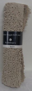 Toggle Bath Mat 50x80cm PUTTY New